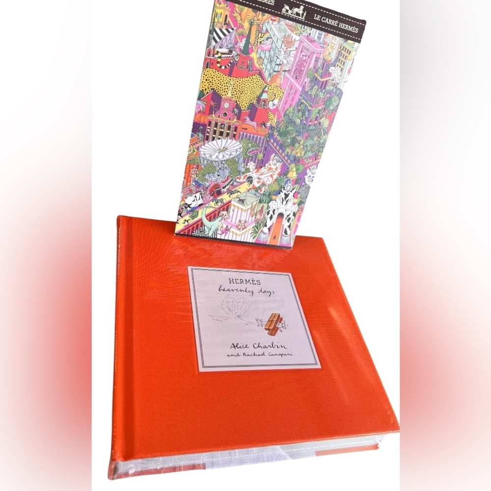 Hermes heavenly days NWT gorgeous book and le carre Hermes printemps 2019 set